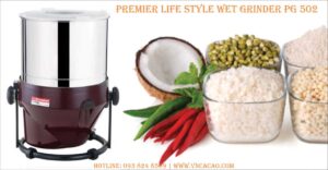 Máy nghiền mịn đa năng Premier PG-502 – Nghiền bột, nghiền bơ hạt và ngũ cốc