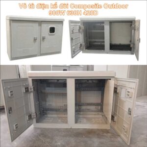 Vỏ Tủ Điện Kế Đôi Composite Outdoor 900W 630H 420D