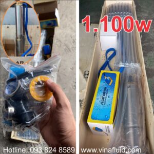 Bơm hỏa tiễn năng lượng mặt trời 1100w 4 inch 6m3/h 84m