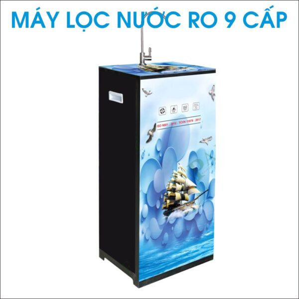 Máy lọc nước RO 9 cấp cao cấp PAF AquaYaki bình áp 10 lít